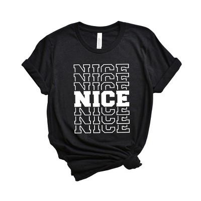 Simply Sage Market Women's Nice Stacked Short Sleeve Graphic Tee