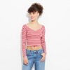 Women's Long Sleeve V-Neck T-Shirt - Wild Fable™ - 2 of 4