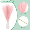 Unique Bargains Dried Plants Artificial Durable Small Fluffy Pampas Grass 7 Branches for Home, Office, Party 17.7 Inch - 2 of 4