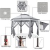 Yaheetech 13×13 FT Hexagonal Pop-Up Canopy with Mesh Netting for Patio, Backyard Garden - 4 of 4