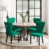 WestinTrends  Velvet Upholstered Tufted Dining Chairs (Set of 4) - 2 of 4