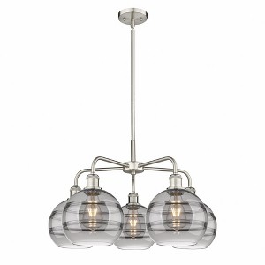 Rochester - 5 Light Stem Hung Chandelier In Industrial Style-15.38 Inches Tall and 26 Inches Wide - 1 of 1
