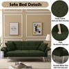 Racxily 70.1" Futon Sofa bed, Convertible Double Sofa Bed With Folding Armrests for Living Rooms and Small Spaces - 3 of 4