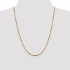 Black Bow Jewelry 1.85mm 14k Yellow Gold Diamond Cut Round Box Chain Necklace - 2 of 4