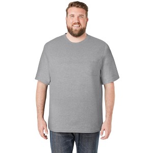 KingSize Shrink-Less Lightweight Pocket Crewneck T-Shirt - 1 of 4