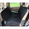 GOOPAWS Luxury Travel Dog Back Car Seat Cover, Fits for Car SUV Truck, Black, 58'' - 2 of 4