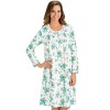 Collections Etc Long Sleeve Flannel Nightgown - 4 of 4