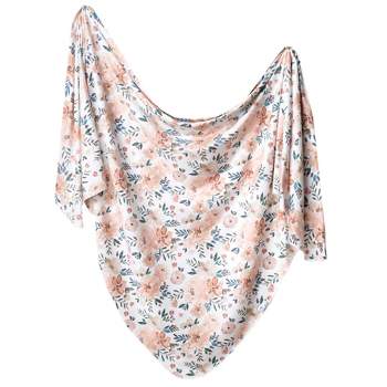 Copper Pearl Bloom Knit Swaddle Blanket