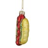 Northlight 4" Hot Dog in a Bun Glass Christmas Ornament - 3 of 4