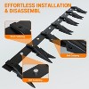 Coucheta Bucket Tooth Bar, Heavy Duty Tractor Bucket Teeth for Sub-Compact Tractor & Skid Steer, No-Drill Installation for Efficient Soil Excavation - 3 of 4