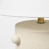 Ceramic Table Lamp with Knob Tan - Threshold™ designed with Studio McGee - 4 of 4