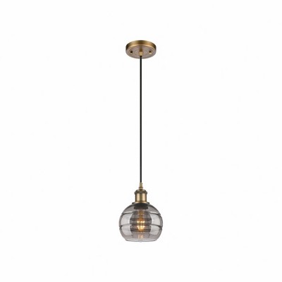 Rochester - 1 Light Cord Hung Mini Pendant In Industrial Style-7.88 Inches Tall and 5.88 Inches Wide