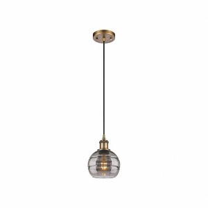 Rochester - 1 Light Cord Hung Mini Pendant In Industrial Style-7.88 Inches Tall and 5.88 Inches Wide - 1 of 1