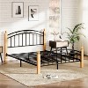 Metal Platform Bed Frame with Headboard, 10" Under-Bed Storage, Noise-Free, No Box Spring Needed - 2 of 4