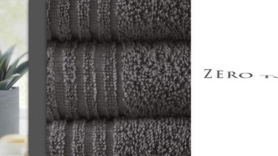 12-Piece Beige Cotton Quick-Dry Bath Towel Set