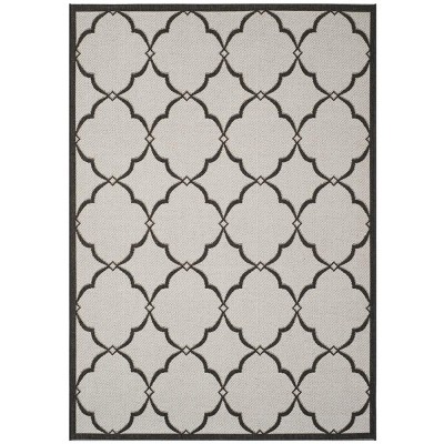Linden Lnd124 Power Loomed Indoor/outdoor Area Rug - Light Grey ...
