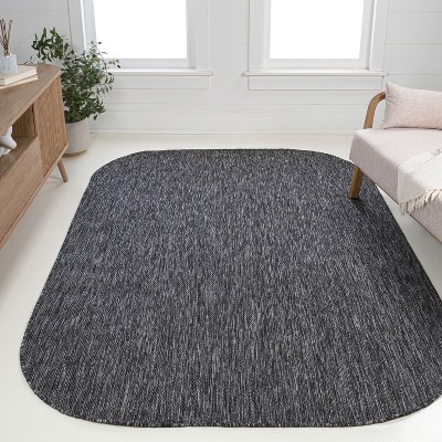 JONATHAN Y Miles Modern Minimalist Radius Corner Solid Indoor/Outdoor Area Rug