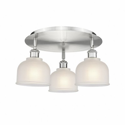 Dayton - 3 Light Flush Mount In Industrial Style-9 Inches Tall and 17.25 Inches Wide