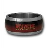 Adult Wolverine Red and Black Logo Ring - 2 of 4
