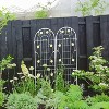 Kelly 2 Pack 86.7''x19.7''Metal Garden Trelli, Flower Support Tiered Planters for Climbing Plants, Patio Outdoor Furniture - The Pop Home - 3 of 4
