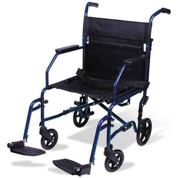Drive Medical Silver Sport 1 Wheelchair With Full Arms And Swing