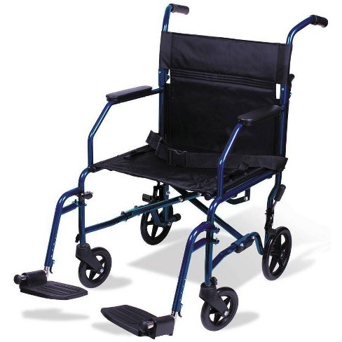 Super Light Folding Transport Wheelchair with Carry Bag