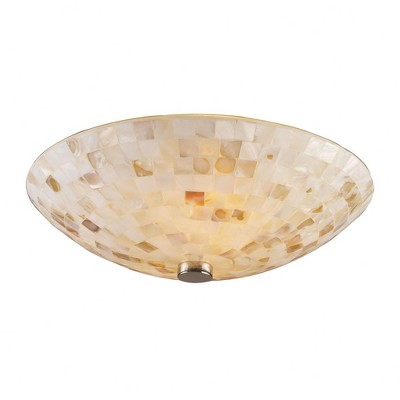 Elk Home Capri 2 - Light Flush Mount in  Satin Nickel