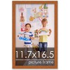 PosterPalooza | Slim Profile Brown Picture Frame - UV Acrylic, Foam Board Backing, Hanging Hardware - 2 of 4