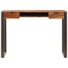 vidaXL Desk Sheesham wood brown, black Sheesham wood and powder-coated steel - 4 of 4