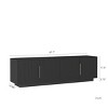 68" TV Stand with 16 Color LED Lights for 65 Inch TV,Modern Media Console Cabinet with Storage for Living Room-Baofuwish - 4 of 4