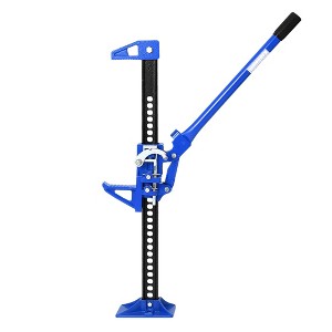 Orieon 33" Farm Jack 3 Ton Heavy Duty, 6600 lbs High Lift Off-Road Utility Ratcheting Jack for Car/Truck/ATV/SUV, Blue. - 1 of 4