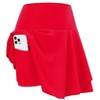 Women's Tennis Skirts High Waist with Pocket Athletic Ruffle Golf Skorts Skirts for Women Casual Workout - 3 of 4
