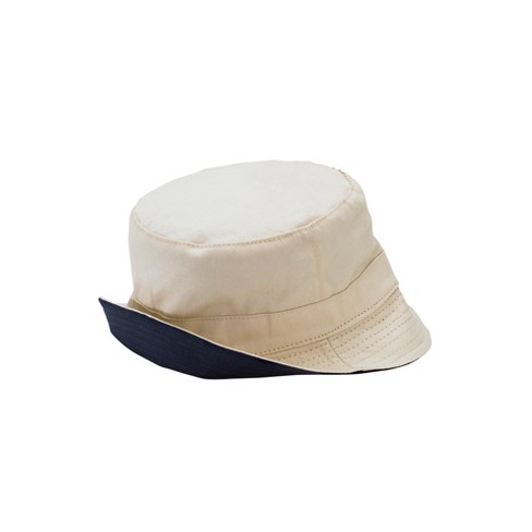 KingSize Men's Big & Tall Reversible Bucket Hat - Big - 2XL, Khaki Navy  Brown
