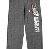 Looney Tunes Have You Been Naughty Men's Athletic Heather Sleep Pajama Pants - 2 of 4
