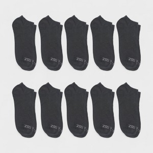Zoo York Men's 10-Pack Low-Cut Socks - Comfortable, Durable, and Breathable Everyday Athletic Socks - 10 Pairs (Shoe Size 6-12) - 1 of 4