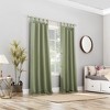 Sun Zero Blackout Kenneth Energy Saving Tab Top Curtain Panel - image 2 of 4