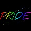 Design By Humans Sleek Pride Rainbow Text By Kasparovx Tank Top - Black - Large - 2 of 2