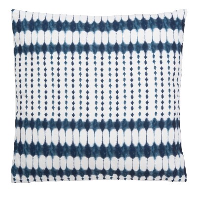 Indoor/Outdoor Kenza Pillow - Navy/White - 18" x 18" - Safavieh