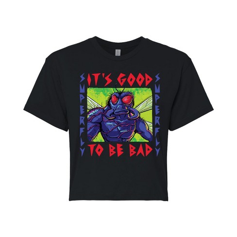 Women's - Teenage Mutant Ninja Turtles Mutant Mayhem - Superfly Good To Be Bad Cropped Graphic T-Shirt - image 1 of 4