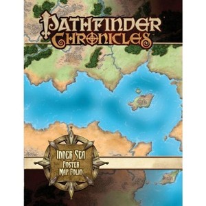 Pathfinder Chronicles: Inner Sea Poster Map Folio - by  Rob Lazzaretti (Paperback) - 1 of 1