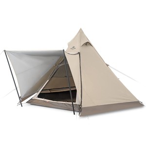 Naturehike Ranch 4 Person Tent, 4 Season Tent with Snow Skirt, Waterproof  Windproof Glamping Tent - 1 of 4