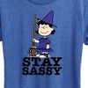 Women's - Peanuts - Lucy Stay Sassy Short Sleeve Graphic T-Shirt - 2 of 4