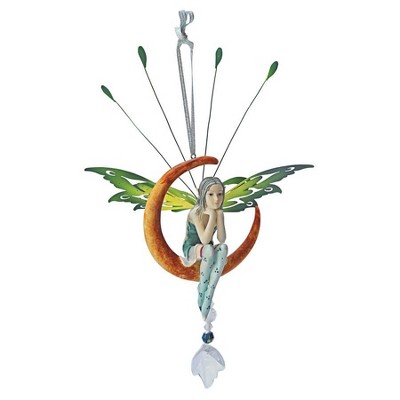 Design Toscano Lochloy House Crescent Fairy Dangling Sculpture: Set of Two