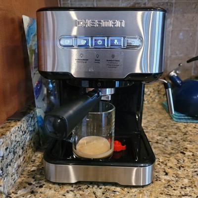Chefman Easy-Brew 15-Bar Stainless 4-in-1 Espresso Machine 