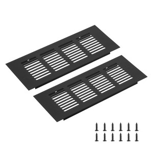 Unique Bargains Rectangle Ventilation Grille, Aluminum - 1 of 3