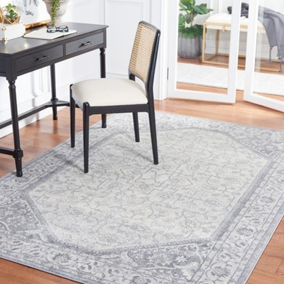 Heirloom Gray 9' x 12' Synthetic Hand-Knotted Area Rug
