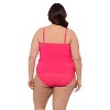 Aqua Green, Women's Triple Tier Tankini - 3 of 3