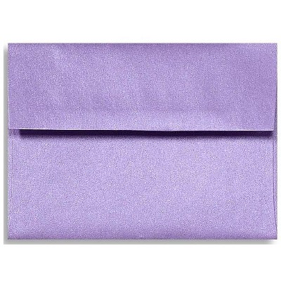LUX A1 Invitation Envelopes 3 5/8 x 5 1/8 50/Box Amethyst Metallic 5365-17-50