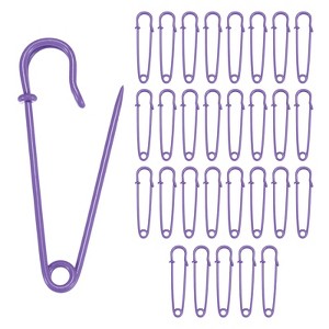 Unique Bargains Sewing Upholstery Spring Lock Blanket Bulk Large Safety Pins 30 Pcs - 1 of 4