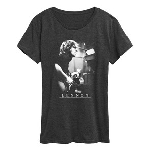 Women's - John Lennon - Lennon Guitar Short Sleeve Graphic T-Shirt - 1 of 4
